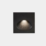 Recessed wall lighting IP66 Bat Square Oval LED 2W 3000K Urban grey 77lm