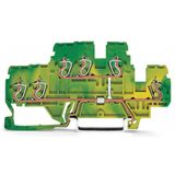 3-conductor, double-deck terminal block 6-conductor ground terminal bl