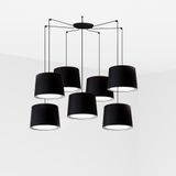 CONGA 7L Black pendant lamp