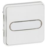 Push-button Plexo IP55 antibacterial-illum/label-holder-10A-modular-Artic white