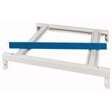 Top frame with design strip, W=800mm, grey