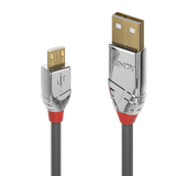 5m USB 2.0 Type A to Micro-B Cable, Cromo Line USB Type A Male to Micro-B Male