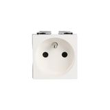N2287.6 BL Socket outlet FR White - Zenit