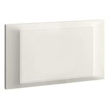 Belanko S - 2 gang blanking plate - Ivory