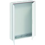 B49 ComfortLine B Wall-mounting cabinet, Surface mounted/recessed mounted/partially recessed mounted, 432 SU, Grounded (Class I), IP44, Field Width: 4, Rows: 9, 1400 mm x 1050 mm x 215 mm