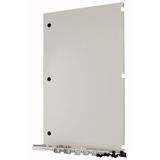 Door, section wide, Box Solution, for HxW=1000x600mm, IP55, grey