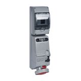 Combined unit P17 - with DIN rail - IP 66 - 380/415 V~ - 63 A - 3P+N+E