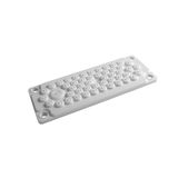 Plastic gland plate for WSTVBF, 50 cable glands, IP65