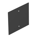 T12L P05S 9011 Cover plate, Telitank T12L, blank, for lengthwise side