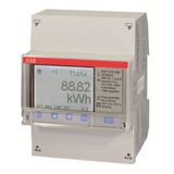A41 112-200, Energy meter'Steel', Modbus RS485, Single-phase, 80 A