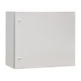 Wall-mounted enclosure 1 door IP65 H=600 W=800 D=300 mm