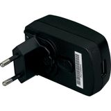 Plug-in power supply unit, shock-proof plug, mini USB, EU