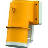 Panel mounted inlet, 16A4p4h110V, IP44