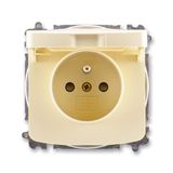 5519A-A02397 C Socket outlet with earthing pin, shuttered, with hinged lid