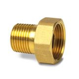 ALN14.152B - 6-port mPICV couplings DZR brass CW602N DN15 (2 pieces incl. gaskets) G ¾ " - R ½ "