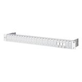 Keystone 19 inch module frame 1RU 24 port light gray unequipped, shiel