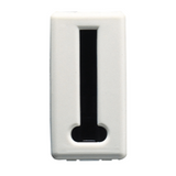 FRENCH STANDARD TELEPHONE SOCKET - 8 CONTACTS - SCREW-ON TERMINALS - 1 MODULE - SYSTEM WHITE