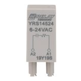 RC-Network module 6-24VAC for S-Relay socket
