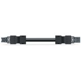 pre-assembled connecting cable Eca Plug/open-ended black