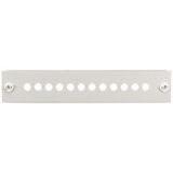 RMQ front plate, for HxW = 100 x 400 mm, white
