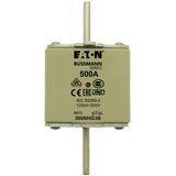 Fuse-link, low voltage, 315 A, AC 500 V, NH3, gL/gG, IEC, dual indicator