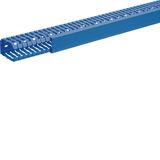 Slotted panel trunking made of PVC BA7 60x40mm blue