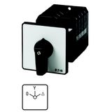 Star-delta switches, T5B, 63 A, rear mounting, 4 contact unit(s), Contacts: 7, 60 °, maintained, With 0 (Off) position, 0-Y-D, SOND 29, Design number