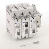 Disconnect Switch, Fused, 30A, 600VAC, 250VDC, Rotary, Class CC