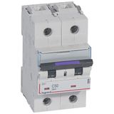 MCB - DX³ - 50 kA - 2P - 230/400 V~ - 50 A - C curve