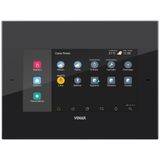 IP 7in touch screen PoE black