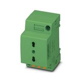 Socket outlet for distribution board Phoenix Contact EO-L/PT/SH/GN 250V 16A AC