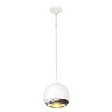 LIGHT EYE pendulum lamp w. canopy, ES111, 75W, white/chrome