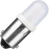 Ba9s Single Led T8.5x28 48V 15mA AC/DC Diffused White 20Khrs