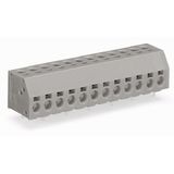 2-conductor PCB terminal block 1.5 mm² Pin spacing 5 mm gray