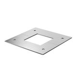 DBT130130WA  Ceiling plate for telescope, for ISS130130, white aluminum, Steel