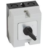 Cam switch - changeover switch w/o off - PR 12 - 3P - 16 A - box 96x120 mm
