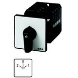 Reversing switches, T5B, 63 A, rear mounting, 3 contact unit(s), Contacts: 6, 60 °, maintained, With 0 (Off) position, 2-0-1, SOND 28, Design number 1