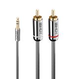 3m 3.5mm to Phono Audio Cable, Cromo Line 3.5mm Male to Dual Phono Male