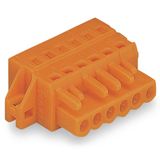 1-conductor female connector CAGE CLAMP® 2.5 mm² orange