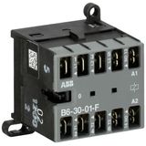 B6-30-01-F-02 Mini Contactor 42 V AC - 3 NO - 0 NC - Flat-Pin Connections