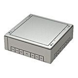 Installation box for floor box RB 2x7M, 273x269,5x83-128mm