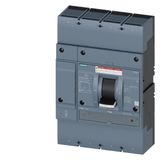 Circuit breaker 3VA5 UL frame 800 breaking capacity class H 65 kA @ 480 V 4-pole