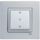 Novella-Trenda Silver One Button Blind Control Switch