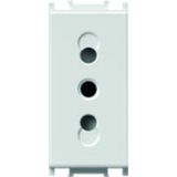 SOCKET ITALIAN P11+KS 2P+E 10A 250V~ 1M MW 6218021