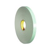 3M™ Double Coated Urethane Foam Tape 4032, White, 19 mm x 66 m, 0.8 mm