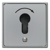 Push-button imprint flush-mtd for lock cylinder, screw terminals, Die-