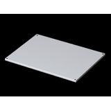 Roof plate IP 55, solid for VX, VX IT, 600x1200 mm, RAL 7035
