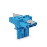T-distribution connector 5-pole Cod. I blue