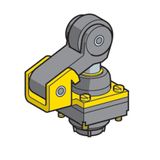 Limit switch head, Limit switches XC Standard, ZCKD, thermoplastic roller lever plunger horizontal direction