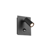 Tunga LED wall lamp 1-pc anthracite motion sensor
